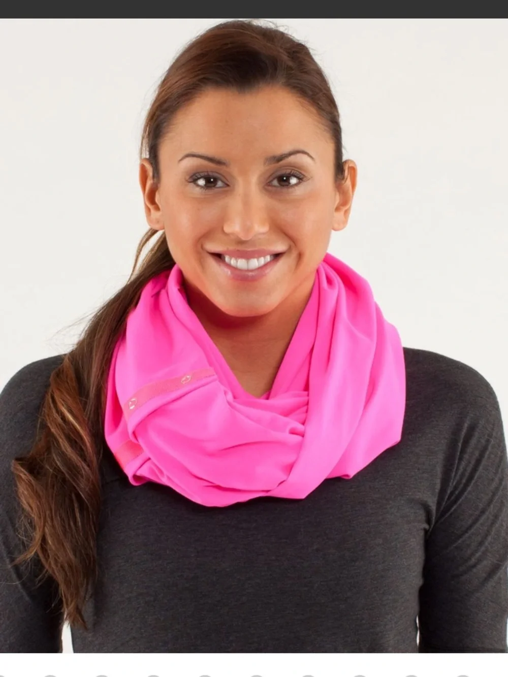Lululemon Vinyassa Scarf in Raspberry Glo Light